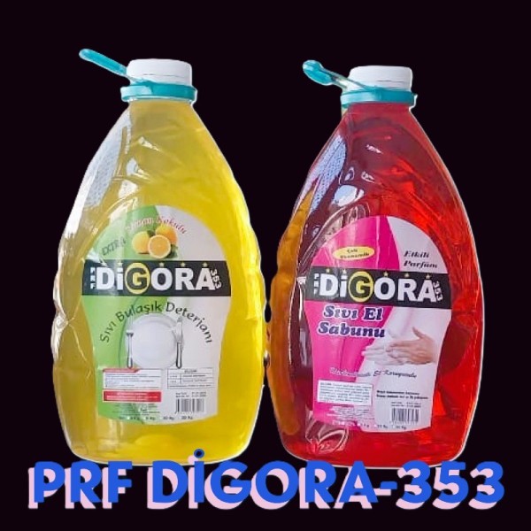 PRF DİGORA -353 ÇOK AMAÇLI HİJYEN 2 Lİ SIVI EL SABUNU VE BULAŞIK DETERJANI